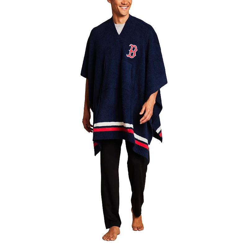 Barefoot Dreams  Navy Boston Red Sox CozyChic 3-in-1 Poncho