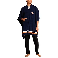 Barefoot Dreams  Navy Houston Astros CozyChic 3-in-1 Poncho