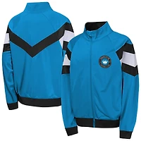 Youth  Blue Charlotte FC Field General Track Full-Zip Jacket