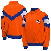 Youth  Orange FC Cincinnati Field General Track Full-Zip Jacket