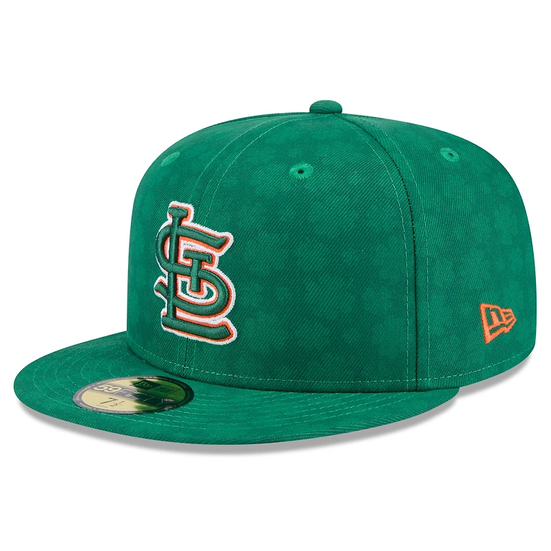 Men's New Era Kelly Green St. Louis Cardinals St. Patrick's Day 59FIFTY Fitted Hat