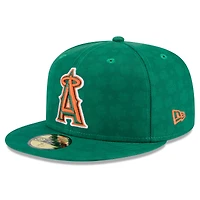 Men's New Era Kelly Green Los Angeles Angels St. Patrick's Day 59FIFTY Fitted Hat