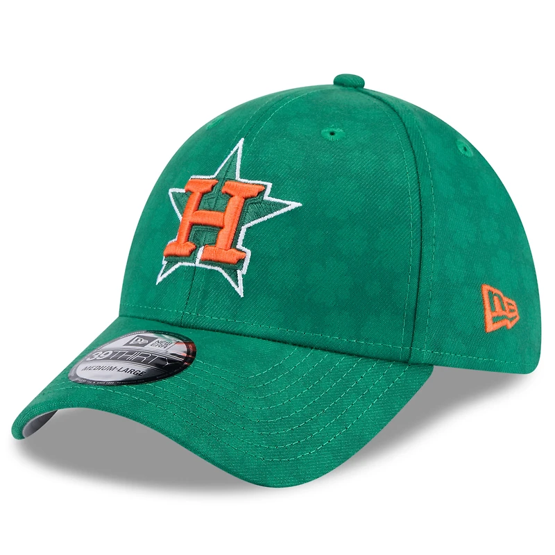 Men's New Era Kelly Green Houston Astros St. Patrick's Day 39THIRTY Flex Hat