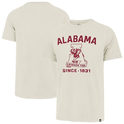 Men's '47 Cream Alabama Crimson Tide Duster Franklin T-Shirt