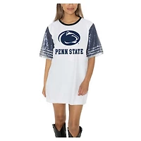 Women's Gameday Couture  White Penn State Nittany Lions Full Sequin Jersey Dress