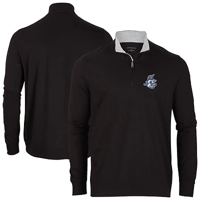 Men's Black Hartford Yard Goats Alumni Quarter-Zip Pullover Top