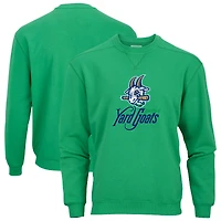 Men's Green Hartford Yard Goats Essential Fleece Crewneck Pullover Sweatshirt