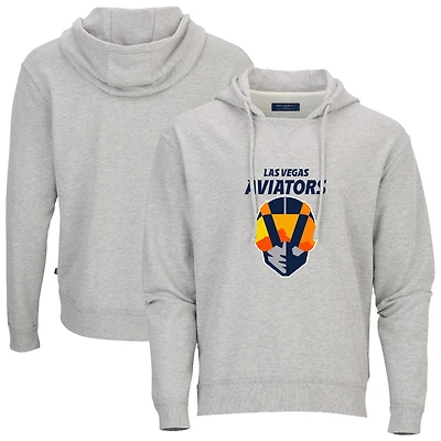 Men's Heather Gray Las Vegas Aviators French Terry Pullover Hoodie