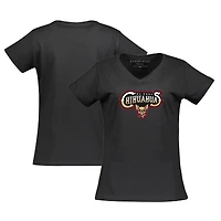 Women's  Black El Paso Chihuahuas Essential V-Neck T-Shirt