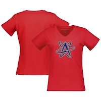 Women's  Red Albuquerque Isotopes Essential V-Neck T-Shirt