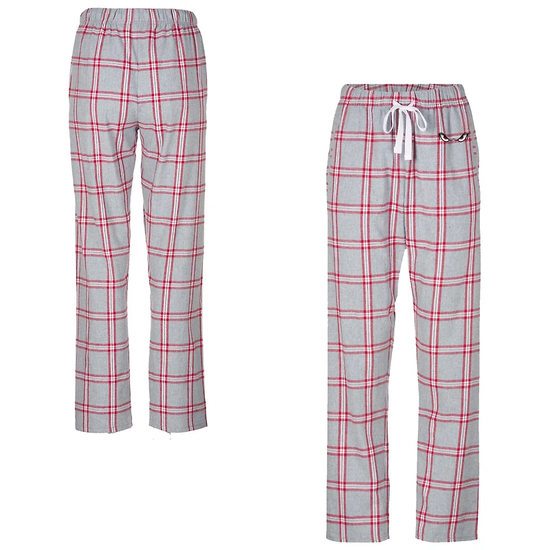 Women's Heather Gray Lake Elsinore Storm Haley Flannel Sleep Pants