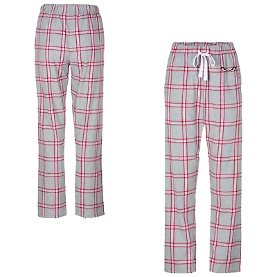 Women's Heather Gray Lake Elsinore Storm Haley Flannel Sleep Pants