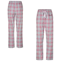 Women's Heather Gray Lake Elsinore Storm Haley Flannel Sleep Pants