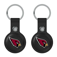 Keyscaper Black Arizona Cardinals  Two-Pack AirTag Holders