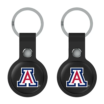 Keyscaper Black Arizona Wildcats Two-Pack AirTag Holders