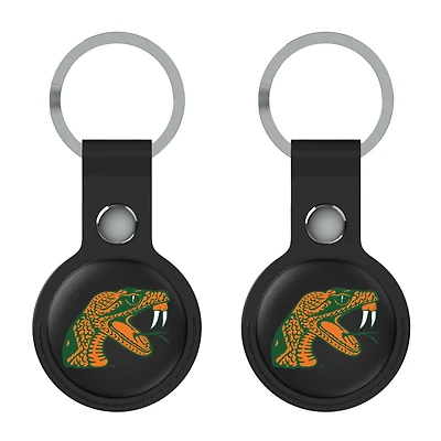 Keyscaper Black Florida A&M Rattlers Two-Pack AirTag Holders