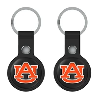 Keyscaper Black Auburn Tigers Two-Pack AirTag Holders