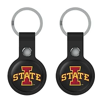 Keyscaper Black Iowa State Cyclones  Two-Pack AirTag Holders