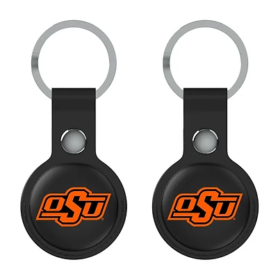 Keyscaper Black Oklahoma State Cowboys  Two-Pack AirTag Holders