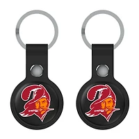 Keyscaper Black Tampa Bay Buccaneers Two-Pack AirTag Holders