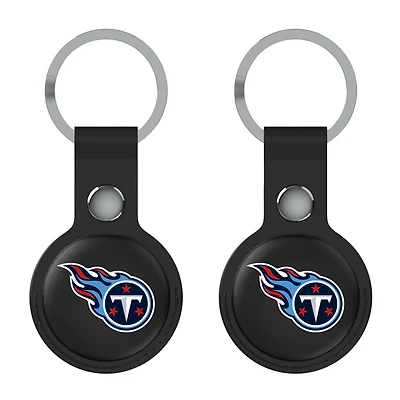 Keyscaper Black Tennessee Titans Two-Pack AirTag Holders