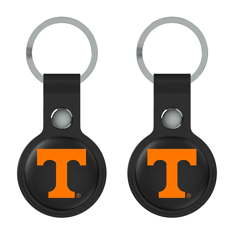 Keyscaper Black Tennessee Volunteers Two-Pack AirTag Holders