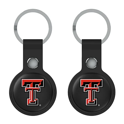 Keyscaper Black Texas Tech Red Raiders Two-Pack AirTag Holders