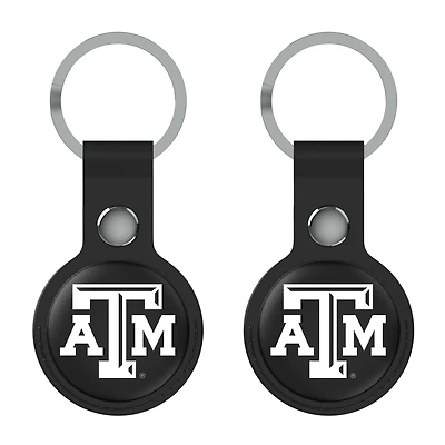Keyscaper Black Texas A&M Aggies Two-Pack AirTag Holders