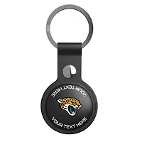 Keyscaper Black Jacksonville Jaguars Personalized AirTag Holder