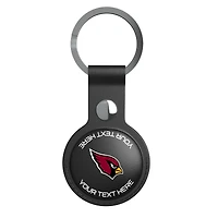 Keyscaper Black Arizona Cardinals Personalized AirTag Holder