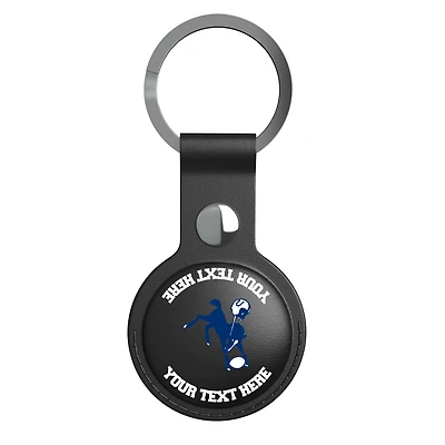 Keyscaper Black Baltimore Colts Personalized AirTag Holder