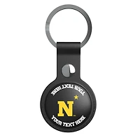 Keyscaper Black Navy Midshipmen Personalized AirTag Holder