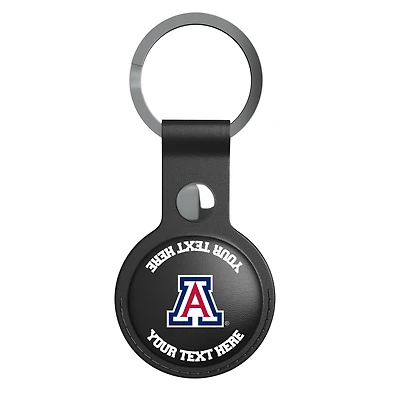 Keyscaper Black Arizona Wildcats Personalized AirTag Holder