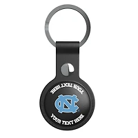Keyscaper Black North Carolina Tar Heels Personalized AirTag Holder