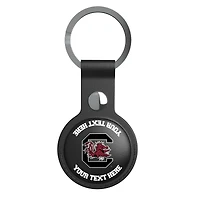 Keyscaper Black South Carolina Gamecocks Personalized AirTag Holder