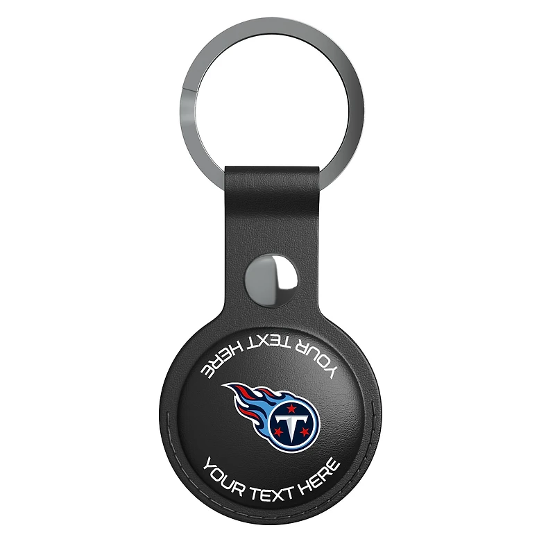 Keyscaper Black Tennessee Titans Personalized AirTag Holder