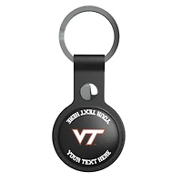 Keyscaper Black Virginia Tech Hokies Personalized AirTag Holder