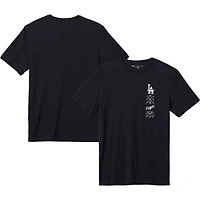 Men's TravisMathew Black Los Angeles Dodgers Sunset Slam T-Shirt