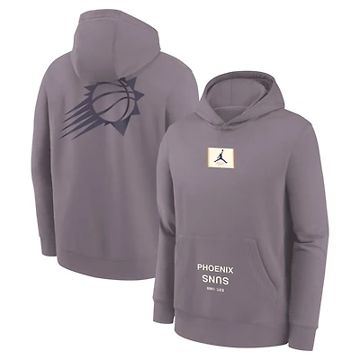 Youth Jordan Brand Purple Phoenix Suns Courtside Statement Edition Pullover Hoodie