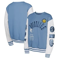 Youth Light Blue Memphis Grizzlies Star Treatment Pullover Sweatshirt