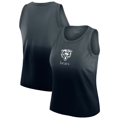Women's WEAR by Erin Andrews x Gracie Hunt Navy Chicago Bears Ombre Tank Top