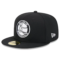 Men's New Era Black St. Louis Cardinals 2025 MLB Clubhouse 59FIFTY Fitted Hat