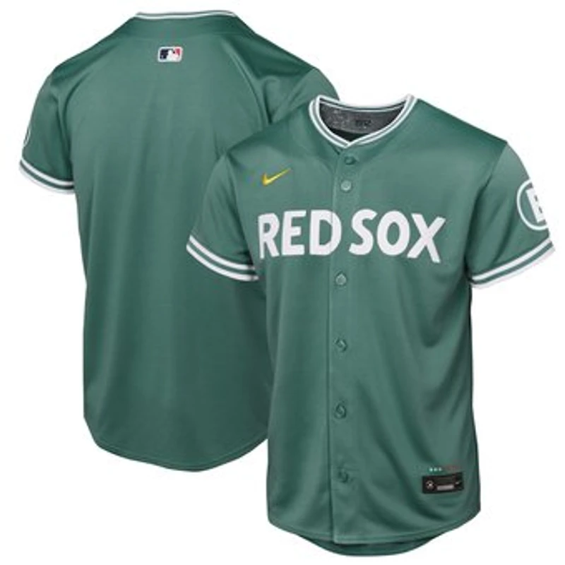 Youth Nike Green Boston Red Sox 2025 City Connect Limited Jersey