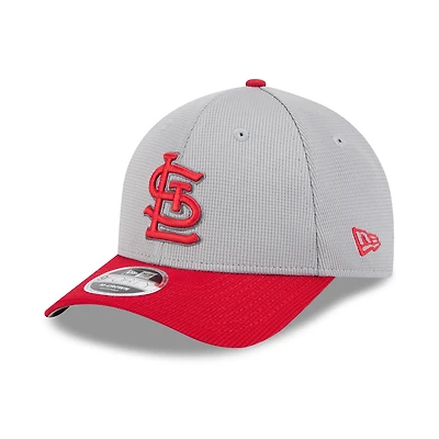 Men's New Era  Gray/Red St. Louis Cardinals 2025 Batting Practice 9FORTY M-Crown Adjustable Hat
