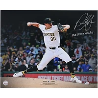 Paul Skenes Pittsburgh Pirates Autographed 16" x 20" MLB Debut Pitching Photograph with "MLB DEBUT 5/11/24" Inscription
