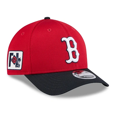 Men's New Era  Red/Navy Boston Red Sox 2025 Spring Training 9FORTY Adjustable Hat
