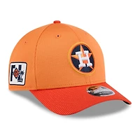 Men's New Era  Orange Houston Astros 2025 Spring Training 9FORTY Adjustable Hat
