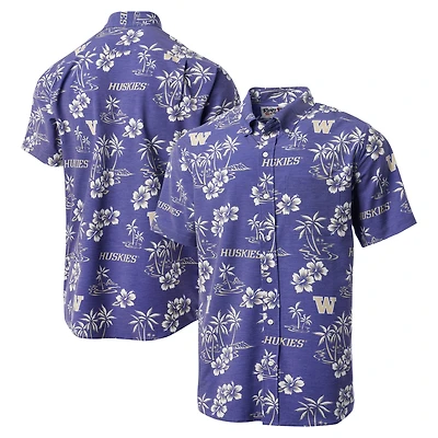 Men's Reyn Spooner Purple Washington Huskies Classic Performance Button-Down Shirt