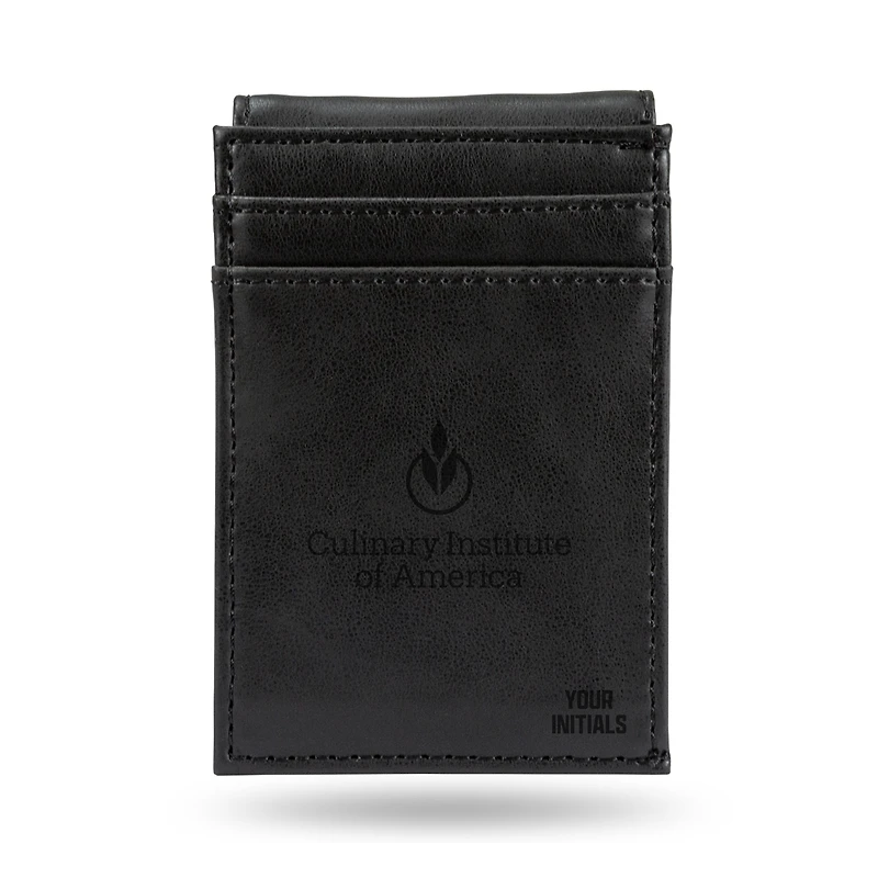 Culinary Institute of America Steels Personalized Front Pocket Wallet