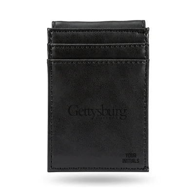 Black Gettysburg Bullets Personalized Front Pocket Wallet